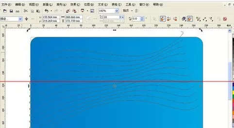 cdr打造科技型网状线条的操作流程