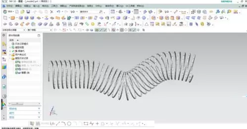 UG制作折弯弹簧模型的详细操作