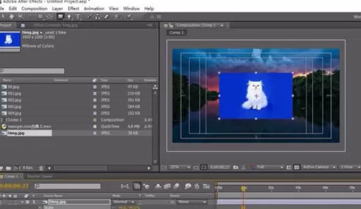 Ae把相片变成视频的操作流程