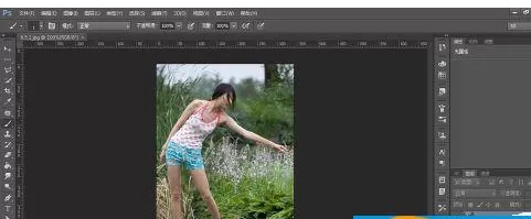 Photoshop CC调节照片曝光度的操作过程