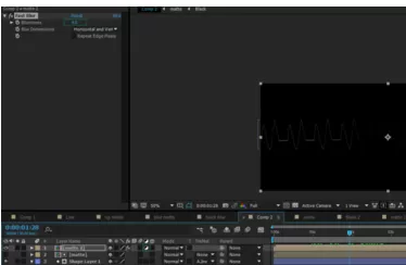Ae制作心电图的操作流程介绍