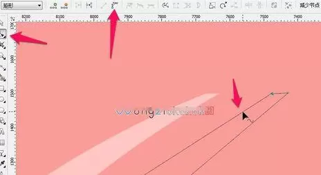 cdr制作婚纱白色头纱的操作流程