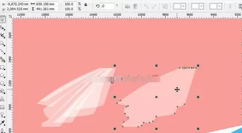 cdr制作婚纱白色头纱的操作流程