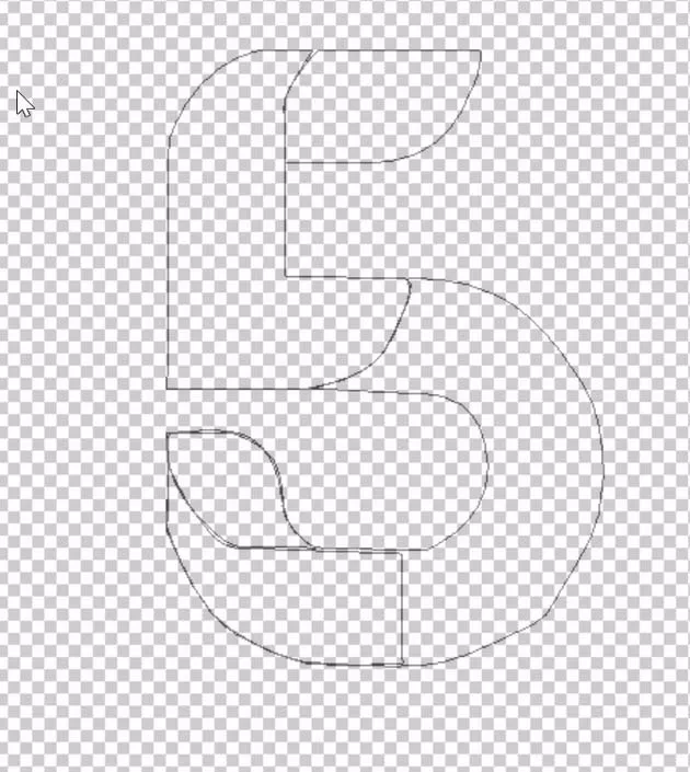 ps制作折叠数字字体效果的详细操作