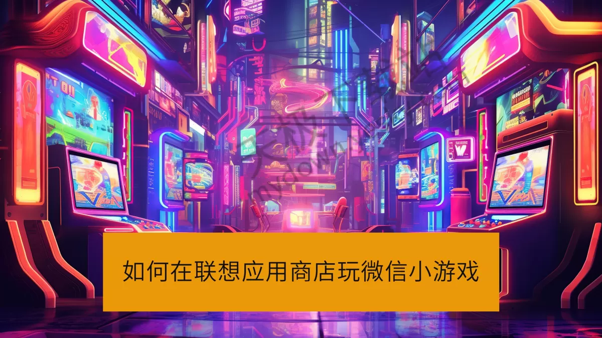 联想应用商店能直接玩微信小游戏,无需下载点击即玩!步骤超简单