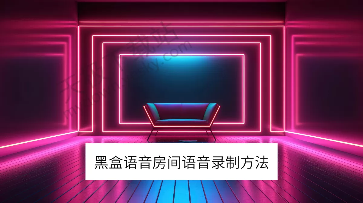 黑盒语音电脑版房间语音录制操作方法_录制的音频文件保存在哪