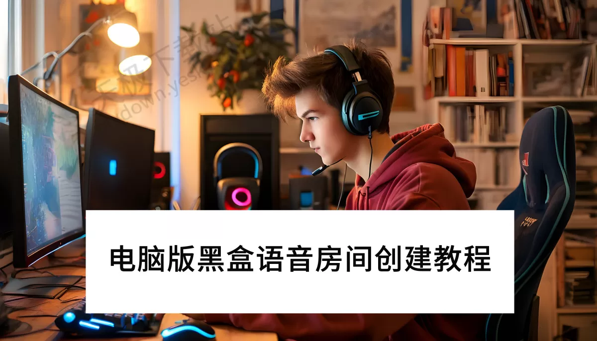 电脑版黑盒语音房间创建图文教程_黑盒语音怎么创建房间