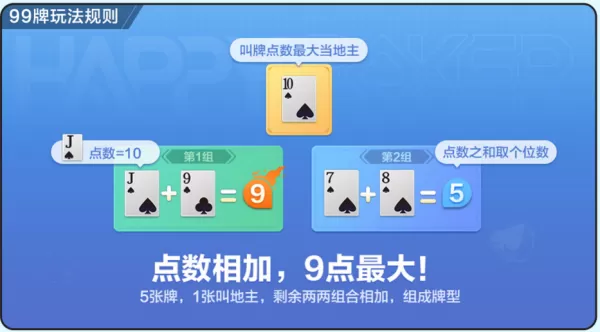 欢乐斗地主99牌玩法如何取胜_99牌玩法赢牌策略分享