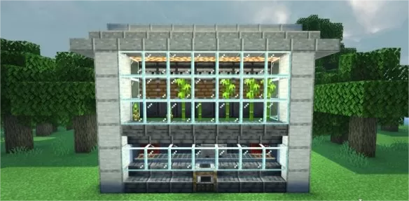 我的世界手游竹子烤肉机制作教程_如何搭建竹子烤肉机