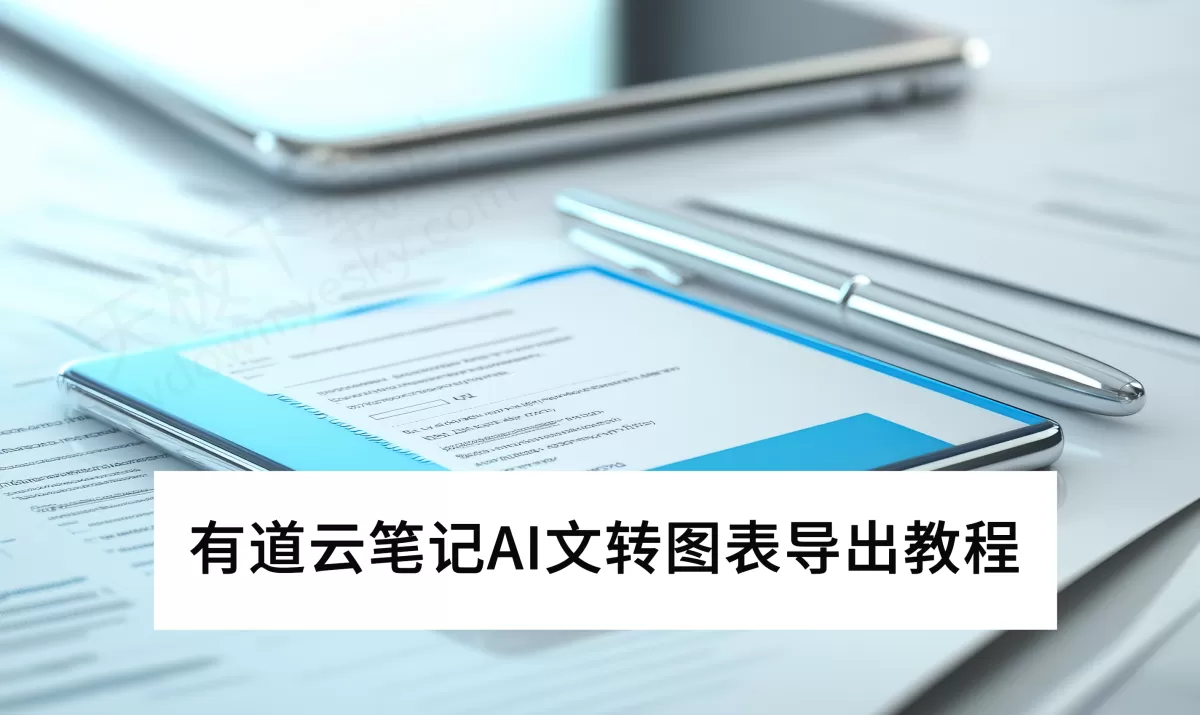 2025PC版有道云笔记AI文转图表导出图文教程（V8.1.41新增功能）