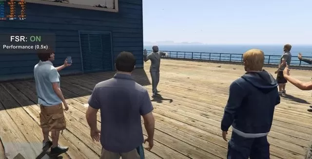 海外Mod大神秀操作,GTA5获AMD FSR技术支持