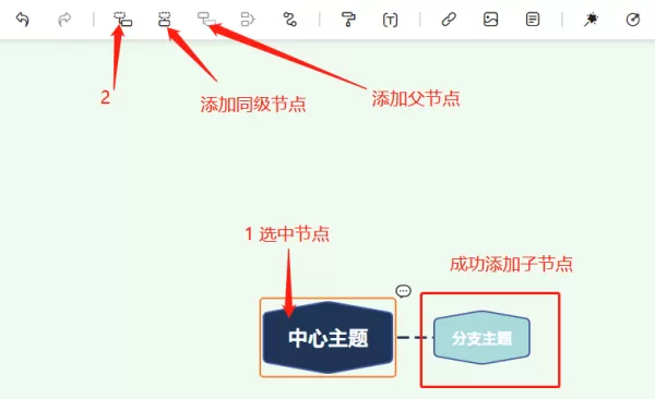 如何在Gitmind中添加导图节点及概括联系