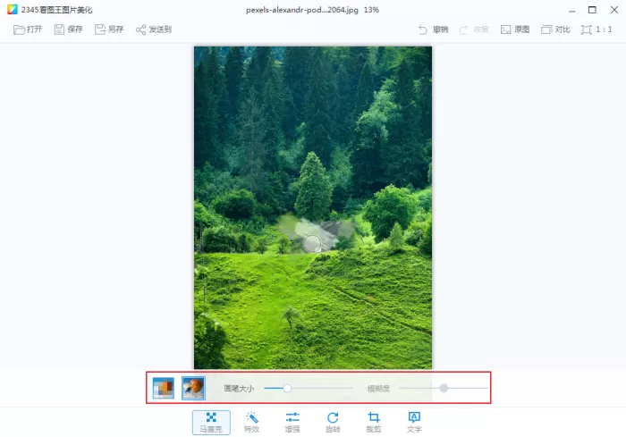 如何使用2345看图王给图片打马赛克?照片添加马赛克方法