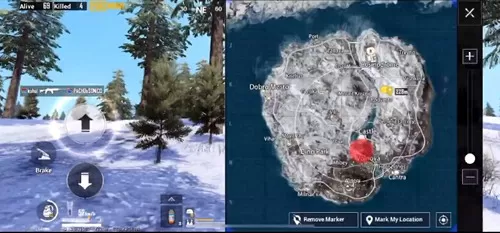 《和平精英》进雪地防控洞的详细攻略