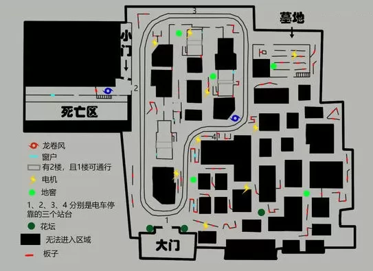《第五人格》永眠镇平面图的详情介绍