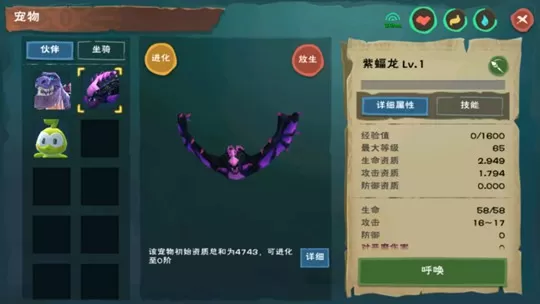《创造与魔法》宠物进阶升级的方法