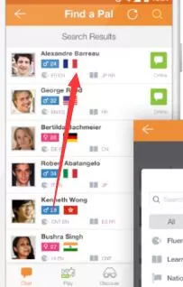 hellopal找语伴的简单操作讲解