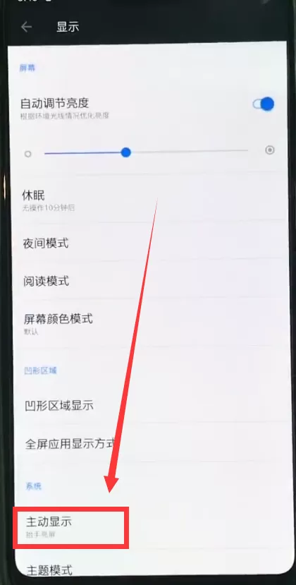 一加6中打开抬手亮屏的操作流程