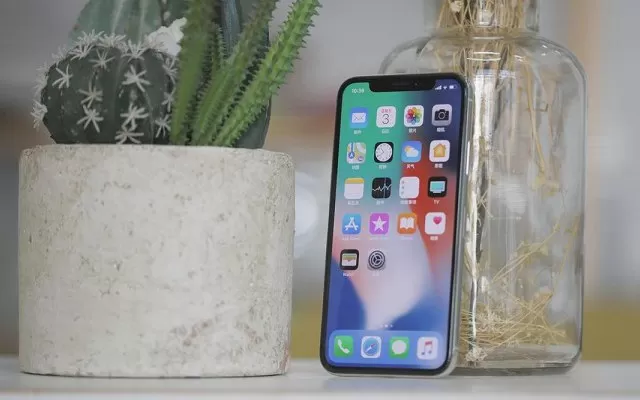 iPhone X手机进行解锁的具体操作