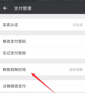 微信APP修改转账到账时间的操作过程