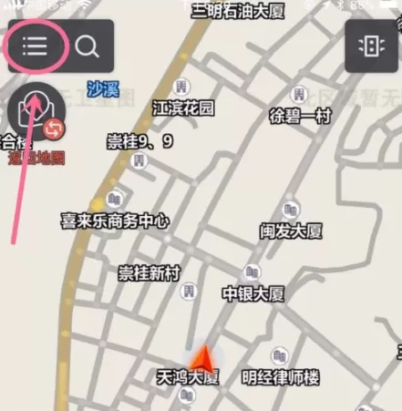 搜狗地图调整地图字体大小的操作过程