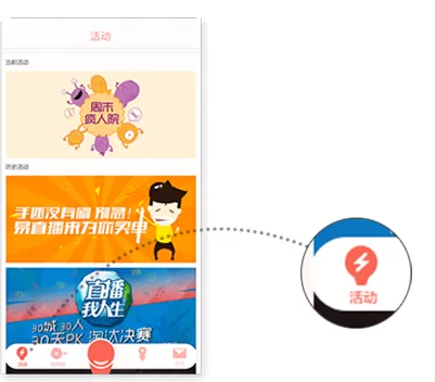易直播中参加活动的具体操作流程