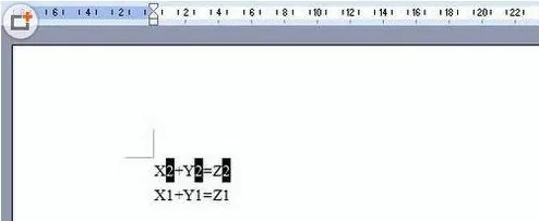 打出word公式中下标上标下标符号的操作教程