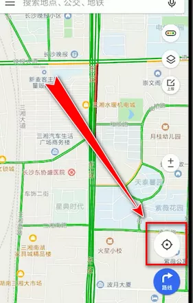 腾讯地图app中进行定位的具体操作步骤