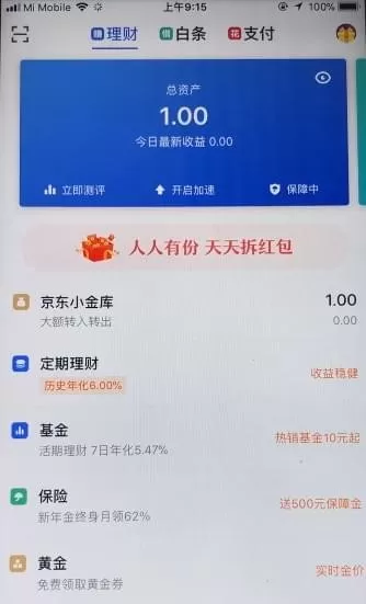 京东白条中设置自动还款的操作步骤介绍
