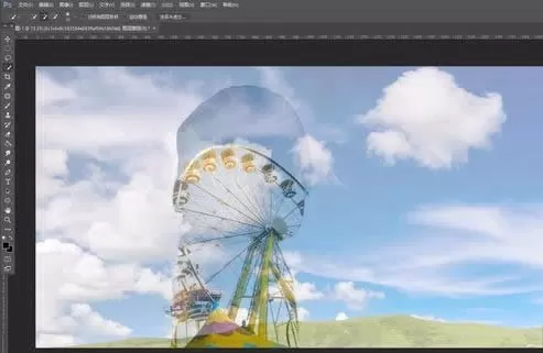 PS做出多重曝光效果图的操作过程
