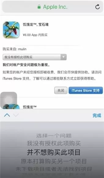 苹果手机中充值游戏退款的具体操作步骤