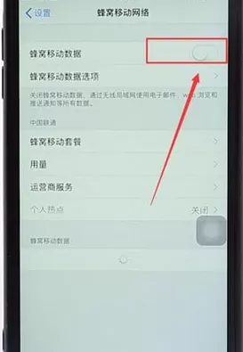 iphone中解除流量下载限制的具体操作步骤介绍