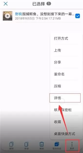 好看视频APP中找到下载文件的操作步骤介绍