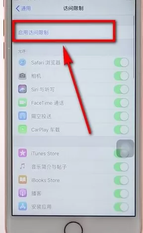 苹果手机中设置软件锁的具体步骤介绍