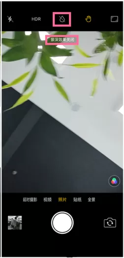 oppor17手机中拍照时使用背景虚化的具体操作步骤