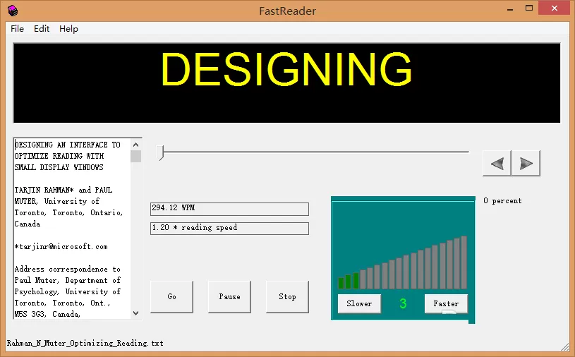 fastreader的具体使用过程讲解