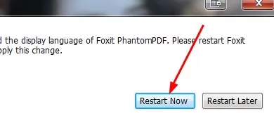 Foxit PhantomPDF调整成中文界面的操作过程