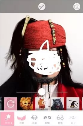 无他app中添加视频电影特效的具体操作方法