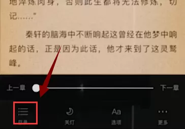 梧桐阅读中观看目录的具体操作步骤