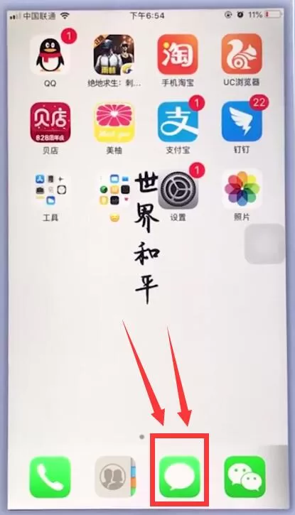 苹果手机发送特殊效果短信的操作流程