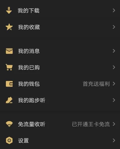 企鹅FM设置音效的操作过程