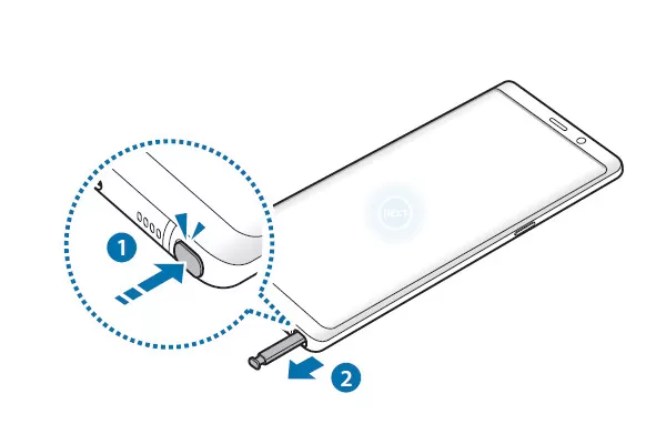 三星note9中打开熄屏快写的操作步骤