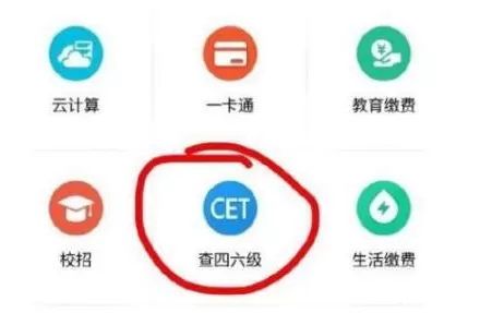 使用支付宝查四六级成绩的操作过程