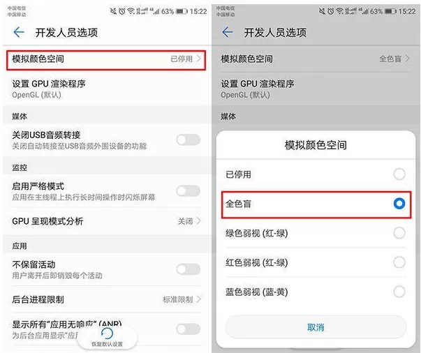 安卓手机进入黑白模式的详细操作