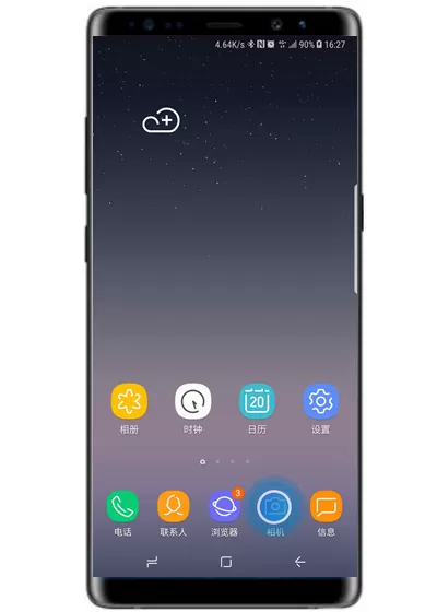使用三星note9定时拍照的简单操作