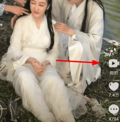 在微视里进行跟拍的具体操作