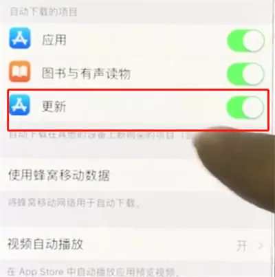 iphonex关掉软件自动更新的具体操作
