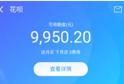 支付宝中查询花呗额度的具体操作流程