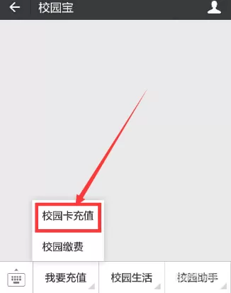 微信APP中充值校园一卡通的具体操作方法