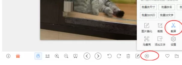 使用2345看图王进行截图的操作过程